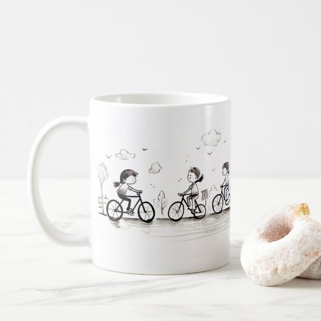 Caneca De Café Amigos E Lembranças Doces (Com Donut)