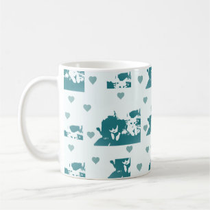 Caneca De Café Amigos Felinos.