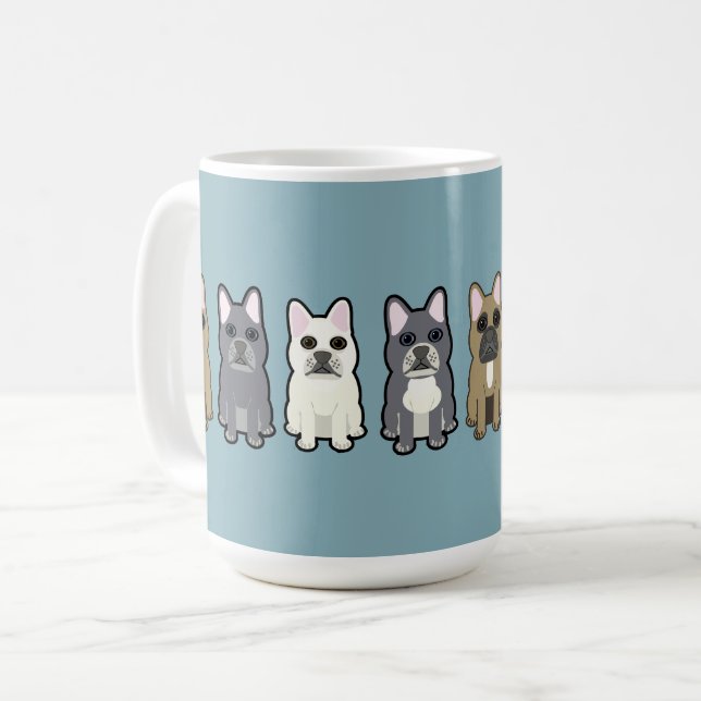 Caneca De Café Amigos Franceses (Frente Esquerda)
