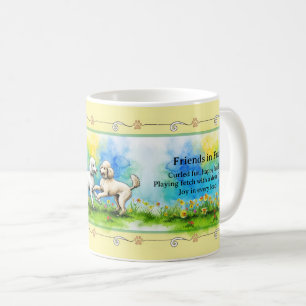 Caneca De Café Amigos na Pele Haiku Poodle Mug