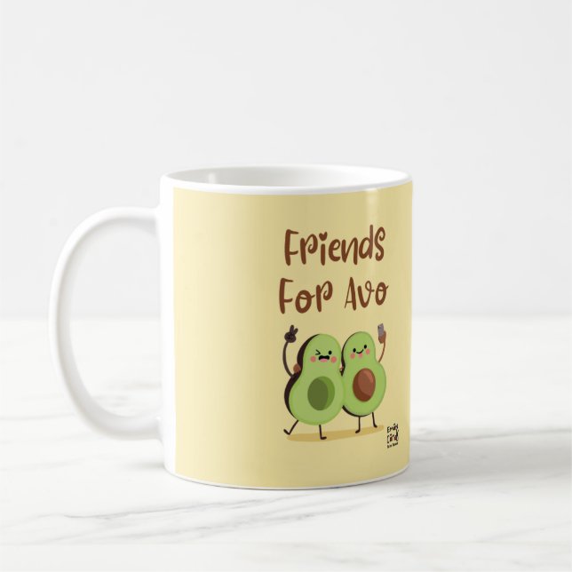 Caneca De Café Amigos Para Sempre (Esquerda)