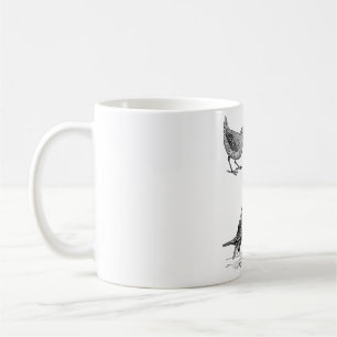 Caneca De Café Amigos passarinhos curiosos