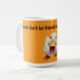 Caneca De Café Amigos Pato