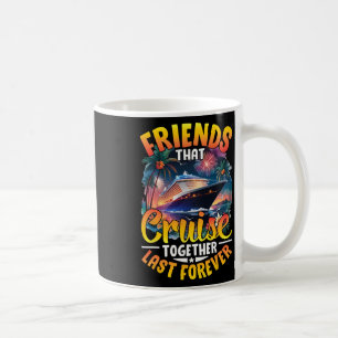 Caneca De Café Amigos Que Cruzam Juntos Permanecem Amigos Para Se