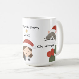 Caneca De Café Amigos Veterinários de Natal Personalizados