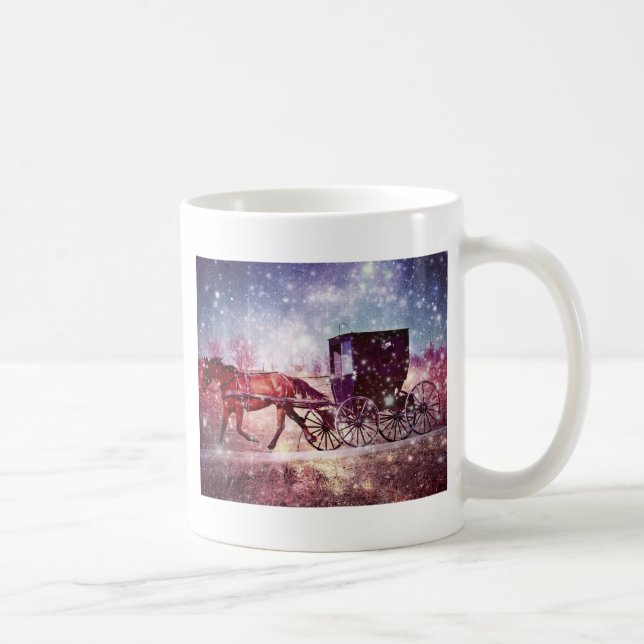 Caneca De Café Amish Espacial Funky (Direita)