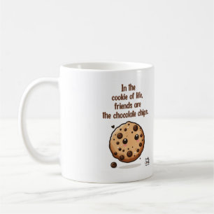Caneca De Café Amizade de chocolate chip