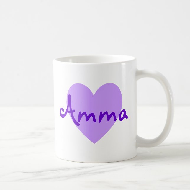 Caneca De Café Amma em Roxo (Direita)