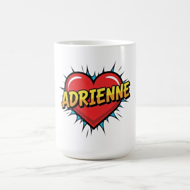 Caneca De Café Amo Adrienne (Centro)