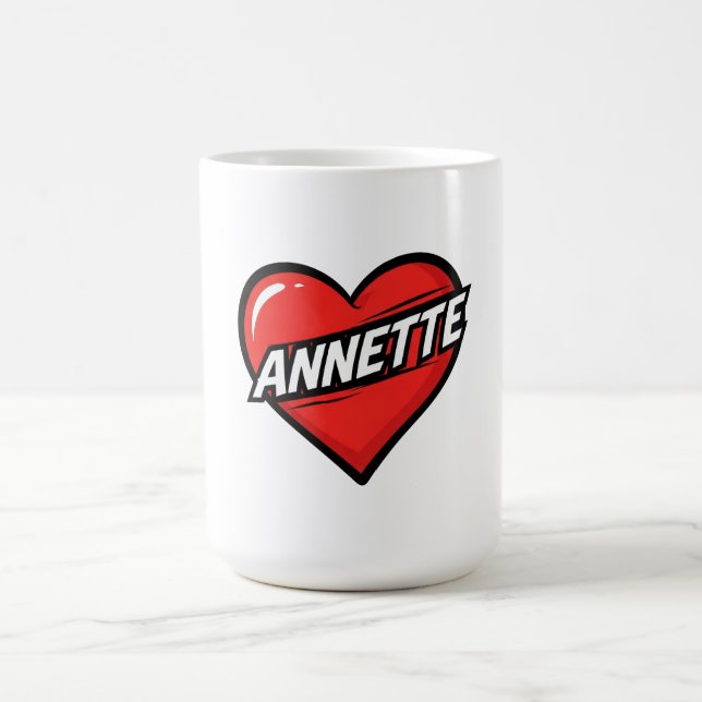 Caneca De Café Amo Annette (Centro)