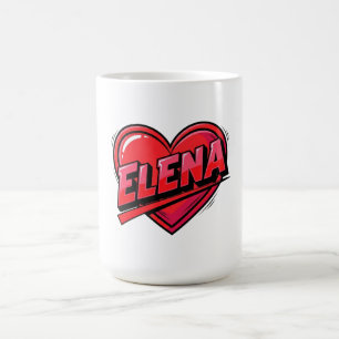 Caneca De Café Amo Elena