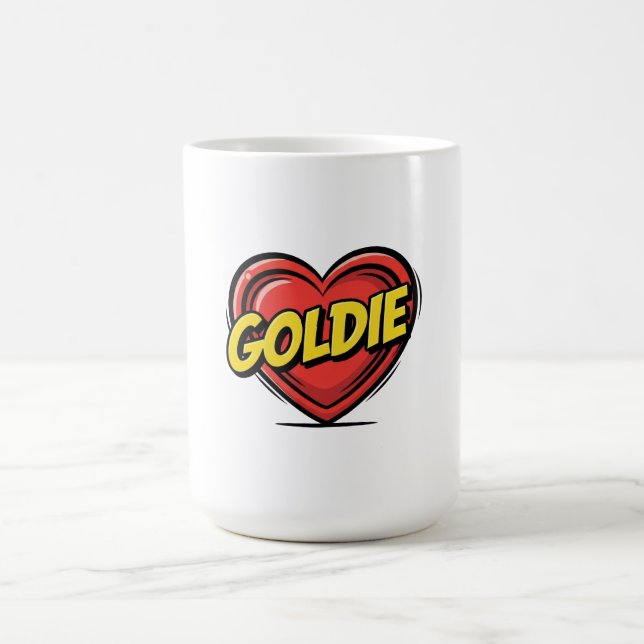 Caneca De Café Amo Goldie (Centro)
