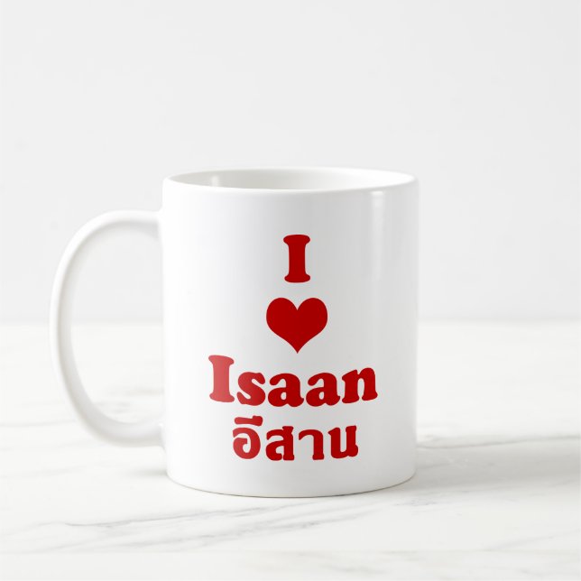 Caneca De Café Amo Isaan ▪ Tailândia (Esquerda)