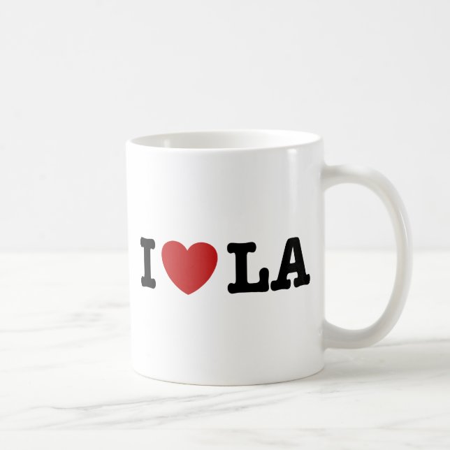 Caneca De Café Amo LA (Direita)