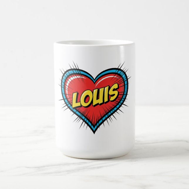 Caneca De Café Amo Louis (Centro)