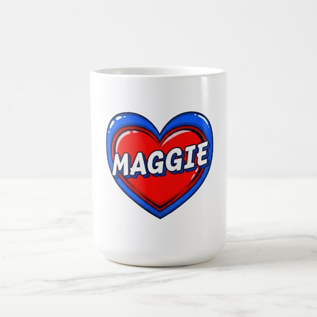 Caneca De Café Amo Maggie (Centro)