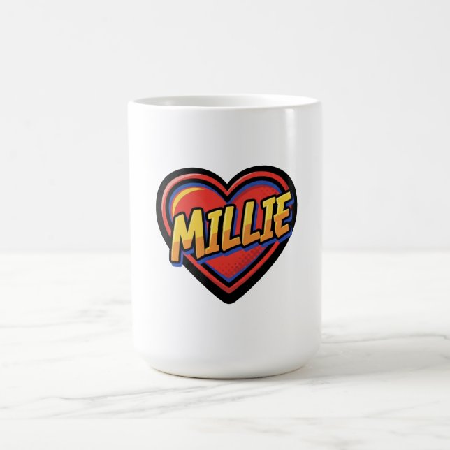 Caneca De Café Amo Millie (Centro)