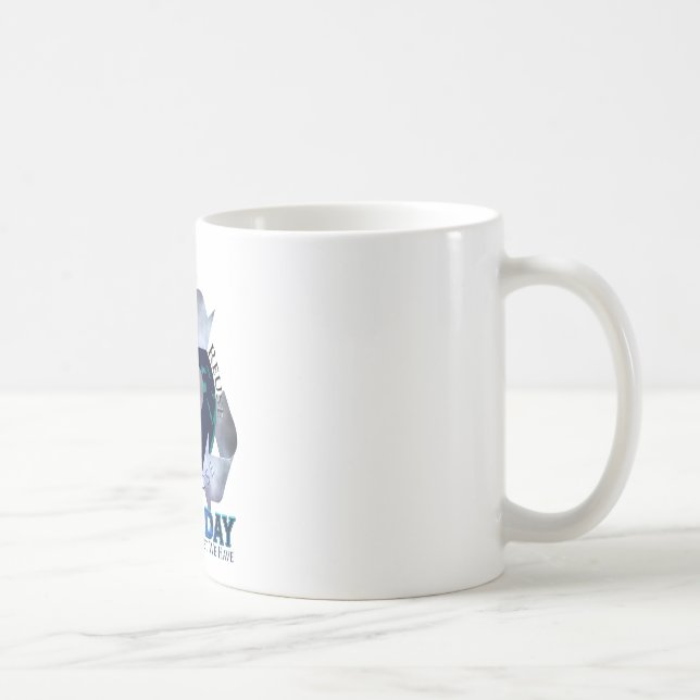 Caneca De Café Amo o Dia da Terra (Direita)
