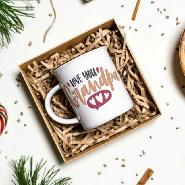 Caneca De Café Amo o vovô Impressão Modern Mug (Criador carregado)