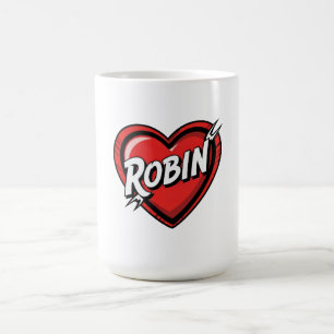 Caneca De Café Amo Robin