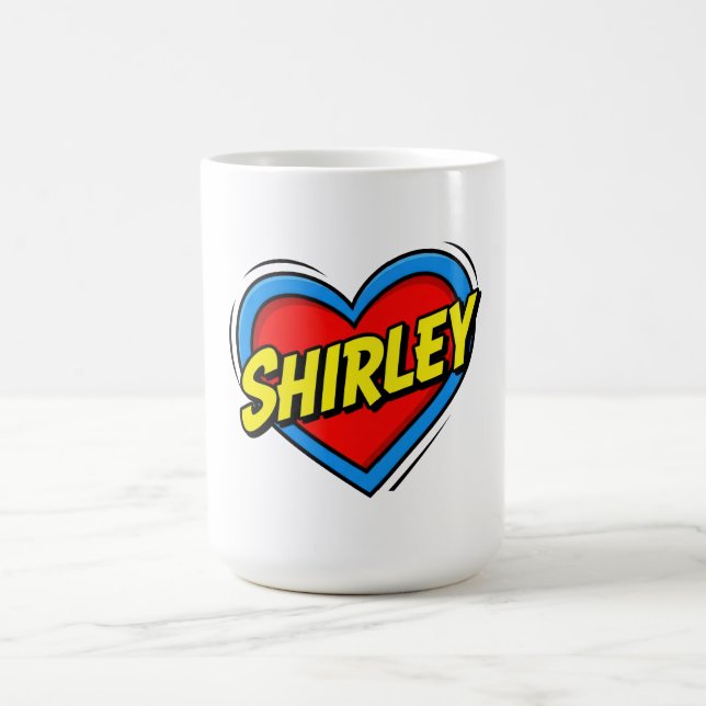 Caneca De Café Amo Shirley (Centro)