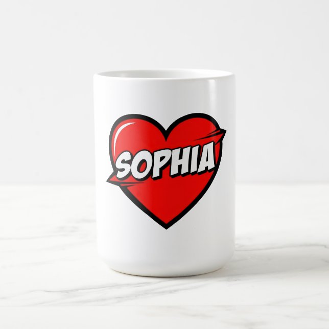 Caneca De Café Amo Sophia (Centro)