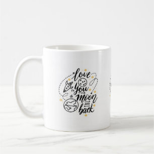 CANECA DE CAFÉ AMO-TE A LUA E VOLTAMOS A LACUNA.