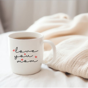Caneca De Café Amo-Te Mãe - Café Mug para Dia de as mães