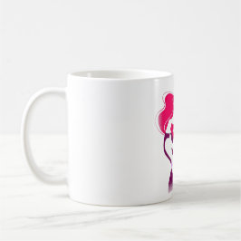 Caneca De Café Amo-Te Mãe - Dia de as mães Bonita E Corajosa