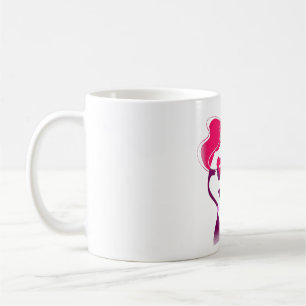 Caneca De Café Amo-Te Mãe - Dia de as mães Bonita E Corajosa