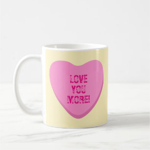 Caneca De Café Amo-Te Mais Ama-Te Mais Corações Adormecidos