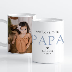 Caneca De Café Amo-Te Papá Elegante.