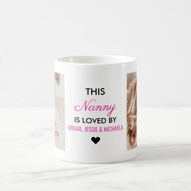 Caneca De Café Amo-Te Vovó" 2 fotos (Centro)