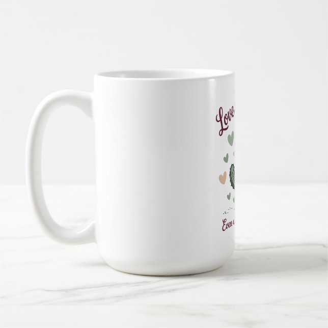 Caneca De Café Amo Você, Mãe (Esquerda)