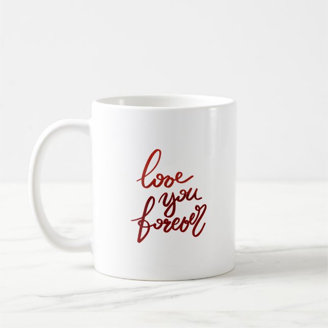 Caneca De Café amo você para sempre (Esquerda)