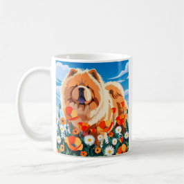 Caneca De Café AMONG THE POPPIES Chow 