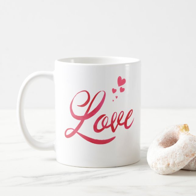 Caneca De Café Amor (Com Donut)