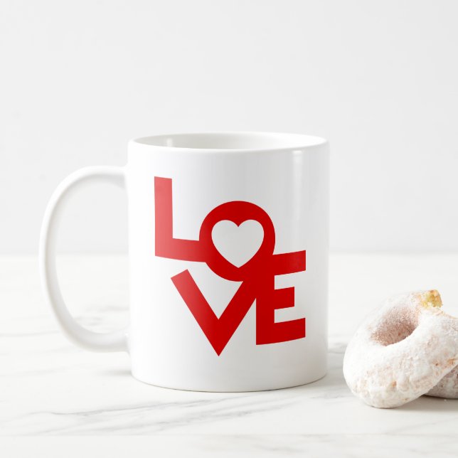 Caneca De Café Amor (Com Donut)