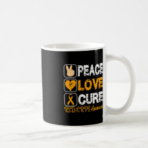 CANECA DE CAFÉ AMOR A PAZ CURA SENSIBILIZAÇÃO RSD CRPS