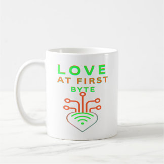 Caneca De Café Amor à Primeira Byte
