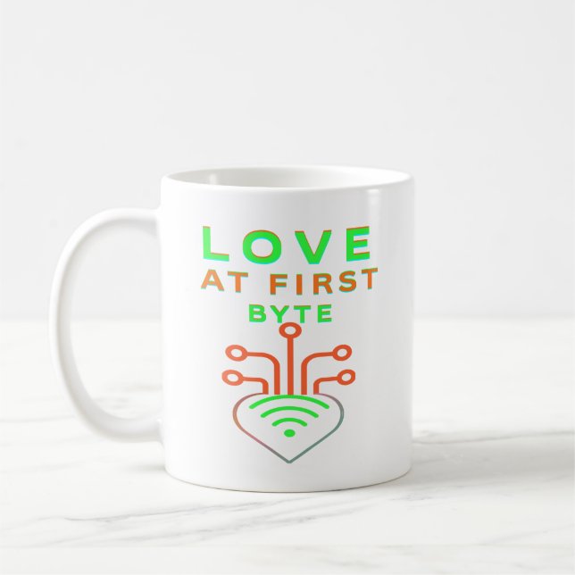 Caneca De Café Amor à Primeira Byte (Esquerda)