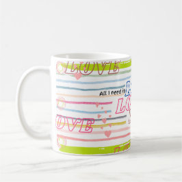 Caneca De Café amor amor amor amor mug temed é tudo que você prec