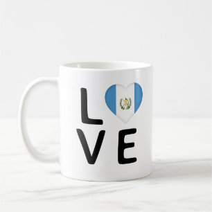 Caneca De Café Amor - Bandeira da Guatemala