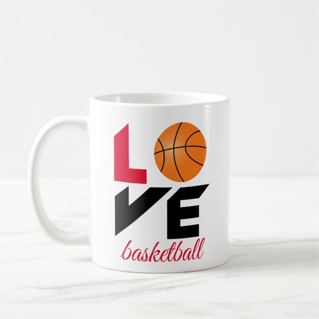 Caneca De Café Amor, basquete (Esquerda)