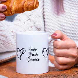 Caneca De Café Amor Breve Para Sempre Mug