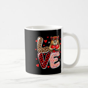 Caneca De Café Amor Capyra Sungles Corações Dia dos Namorados Cri