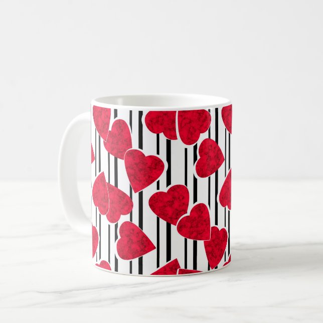 Caneca De Café Amor, casamento, Dia dos Namorados (Frente Esquerda)