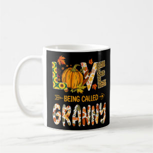 Caneca De Café Amor Chamado de Avó Pumpkin Cai Cai Cai Cai Cai Ca