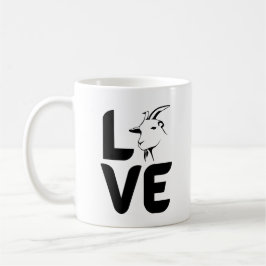 Caneca De Café Amor com Goat como O