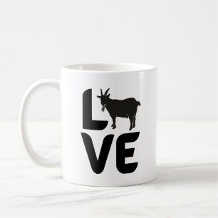 Caneca De Café Amor com Goat como O